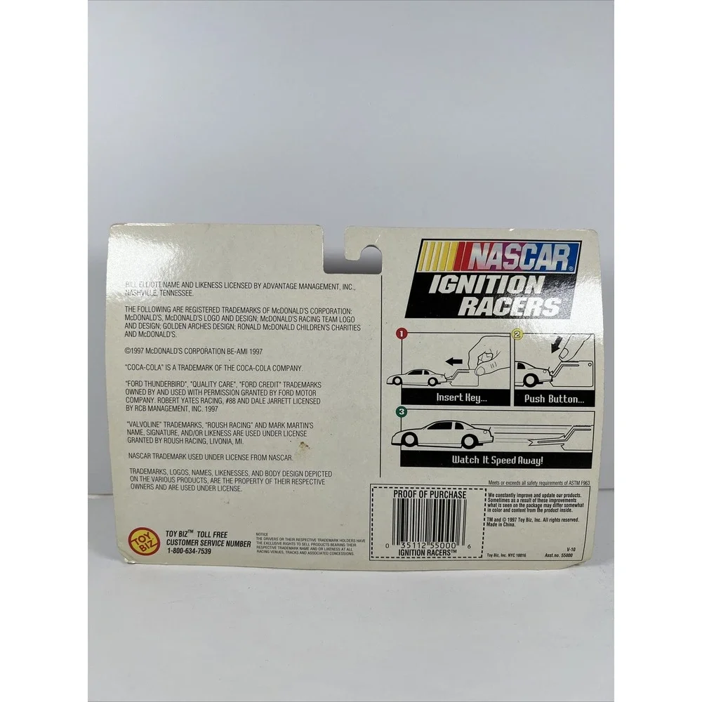 Nascar Ignition Racers Toy Biz‎ Diecast 1997 Dale Jarrett #88 - Picture 4 of 4